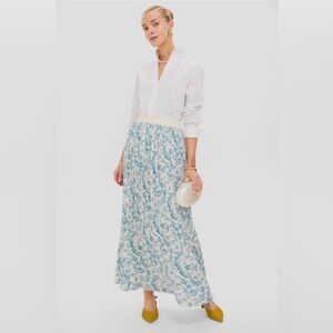 Jardin De Fleurs Plisse Crinkle Terra Skirt XL | Tuckernuck